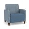 Lesro Siena Lounge Reception Wide Guest Chair, Walnut, RS RainSong Back, MD Titan Seat, RS RainSong Panels SN1201 - alternate 1
